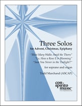 Three Solos for Advent, Christmas, Epiphany Vocal Solo & Collections sheet music cover
